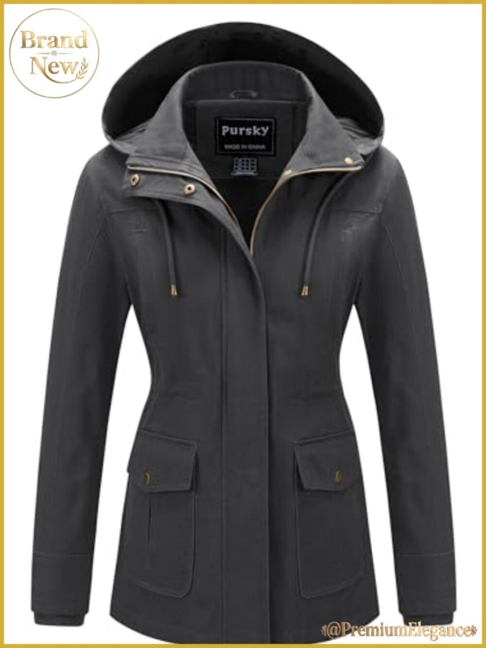 Cotton Anorak Jacket Lightweight Casual Military Safari Utility Coat